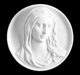 SYNTHETIC MARBLE MEDALLION OF THE PAINFUL VIRGIN